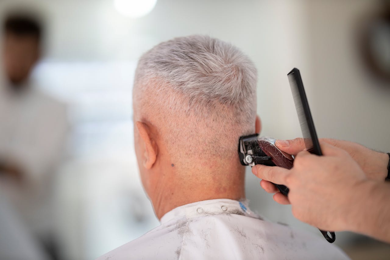 Corte de pelo degradado para caballero